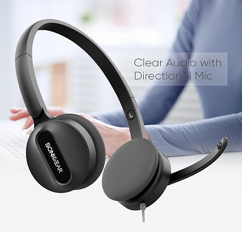 SonicGear Xenon 3U Headset USB Type A&C Black