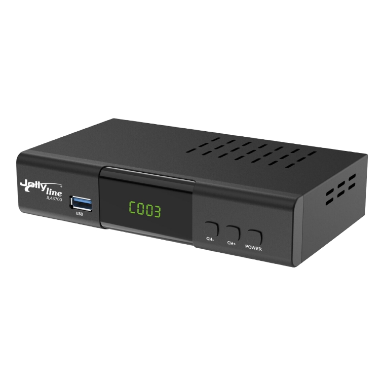 GBC JollyLine JL43700 Full HD DVBT-2 Set Top Box Receiver