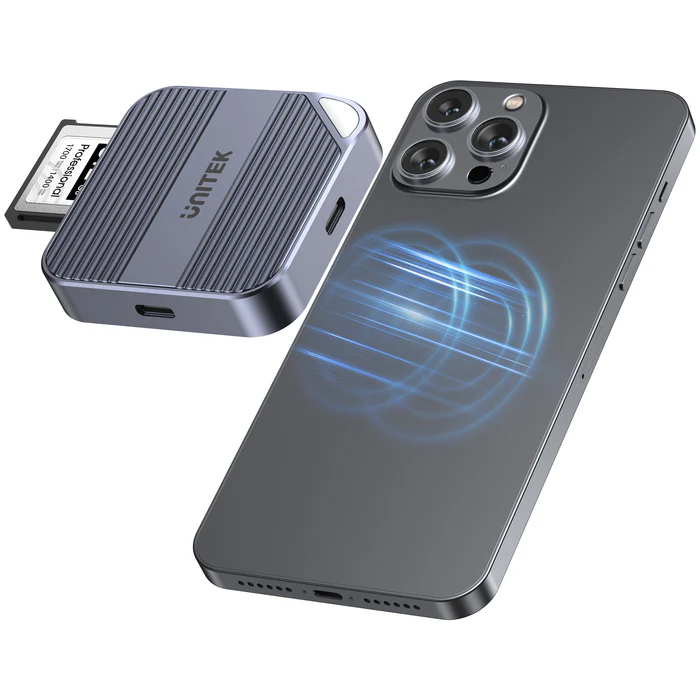 Unitek Card Reader Magnetic CF Express Type B 10Gbps PD100W S1244B