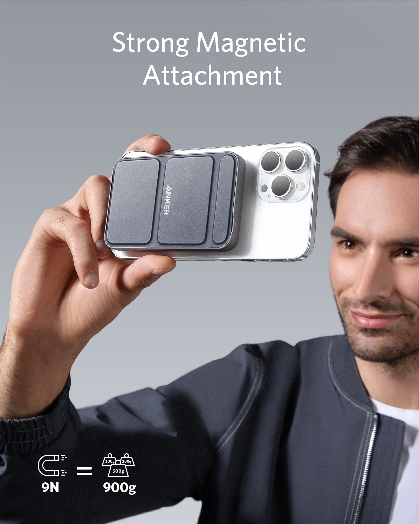 Anker PowerCore Mag-Go 5K Magnetic Powerbank with Stand