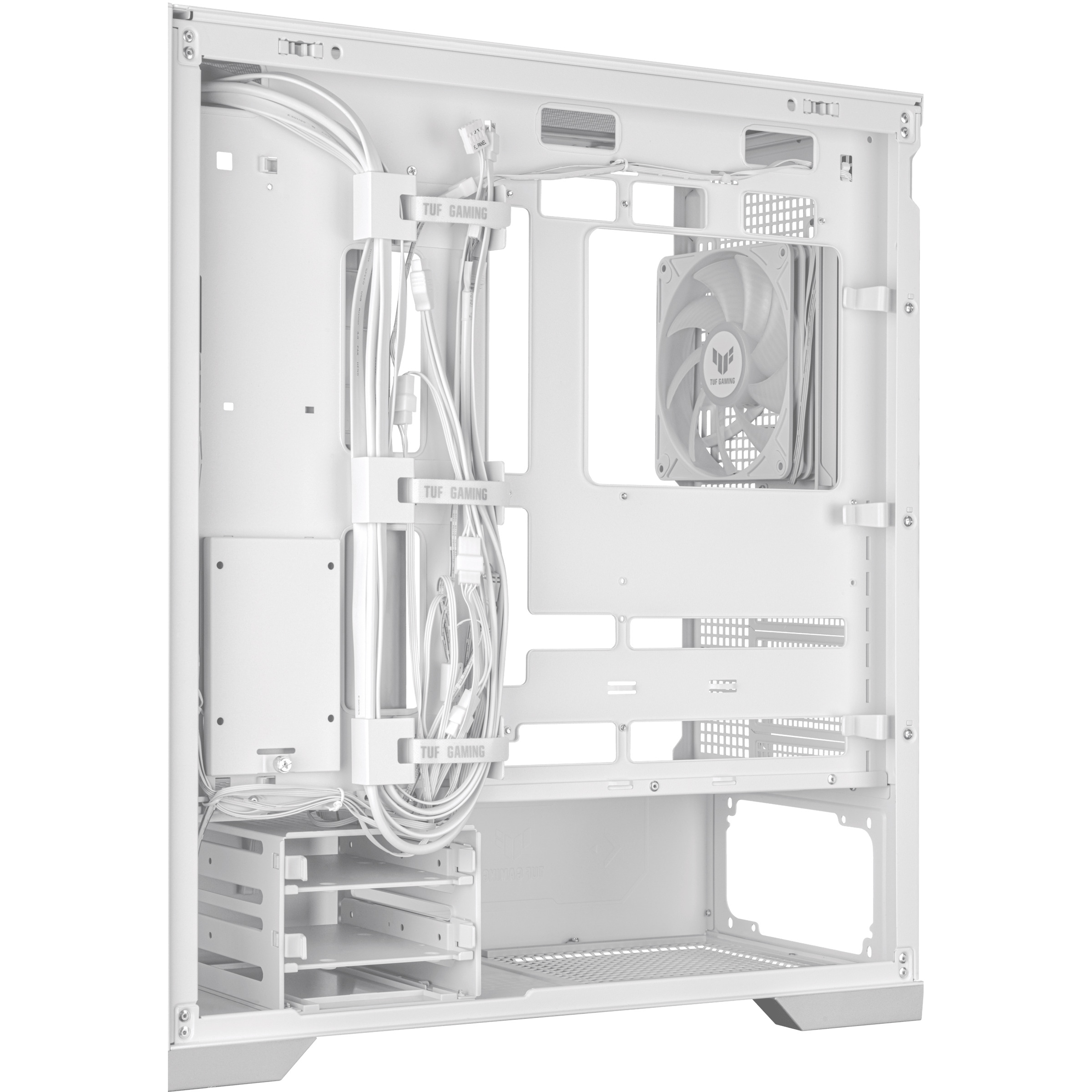 ASUS PC Case ATX Tempered Glass 4xARGB Fans TUF GAMING GT302 White