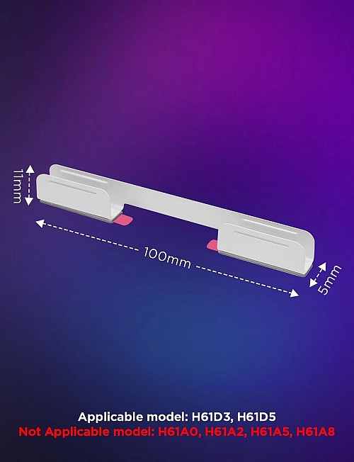 Govee Gaming Wall Neon Rope Light 2 Clips White (5pcs)