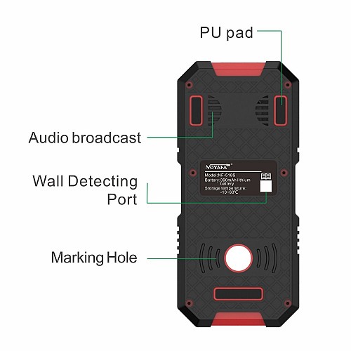 Noyafa NF-518S Multifunctional Wall Detector & Laser Meter