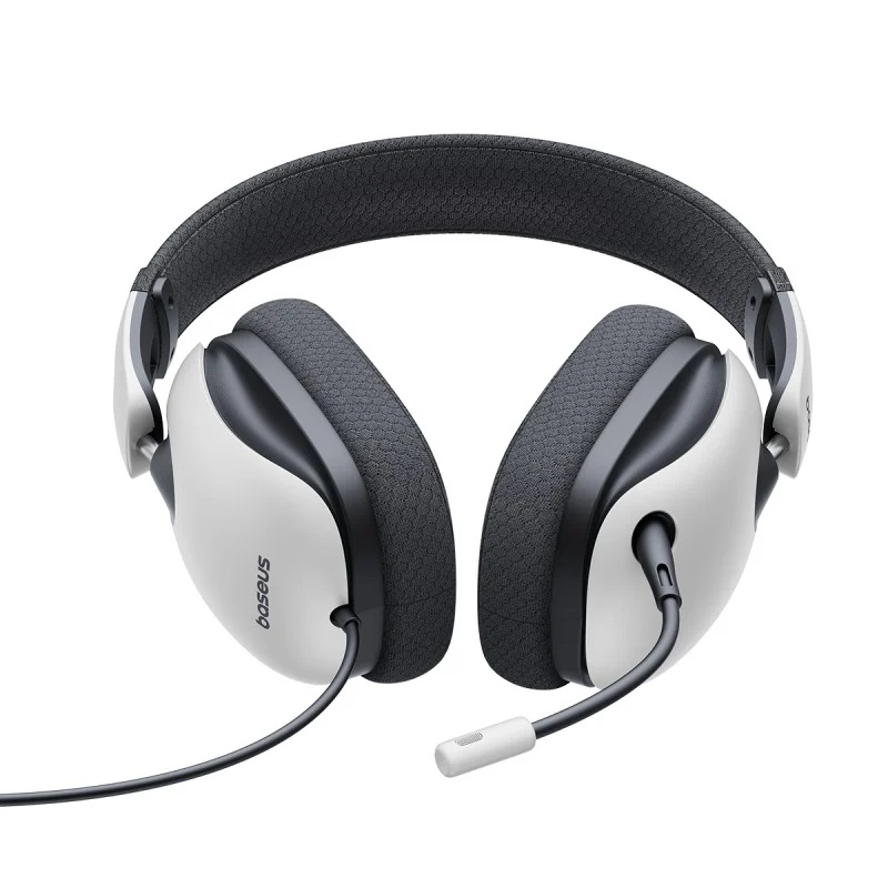 Baseus Headphones Wired Gaming 3.5mm GoPlay 1 Max White