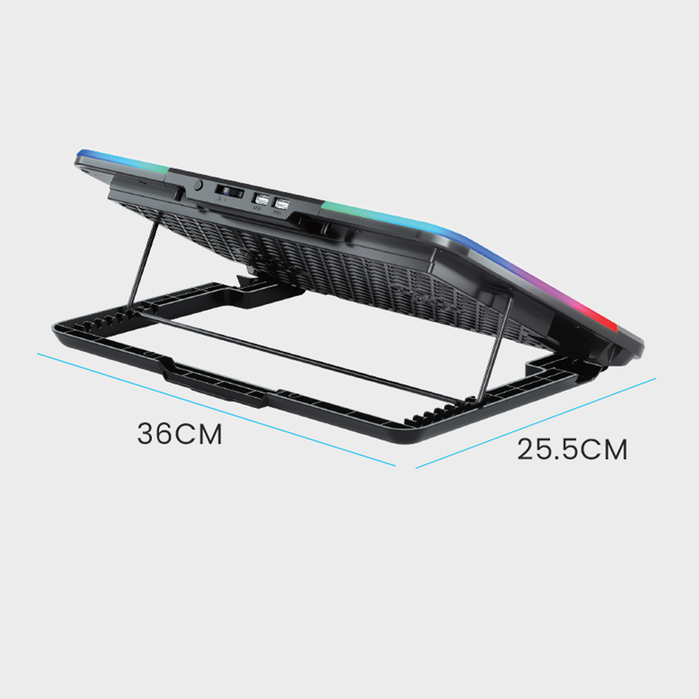 Alcatroz Laptop Cooler Vendaval G2 RGB Black