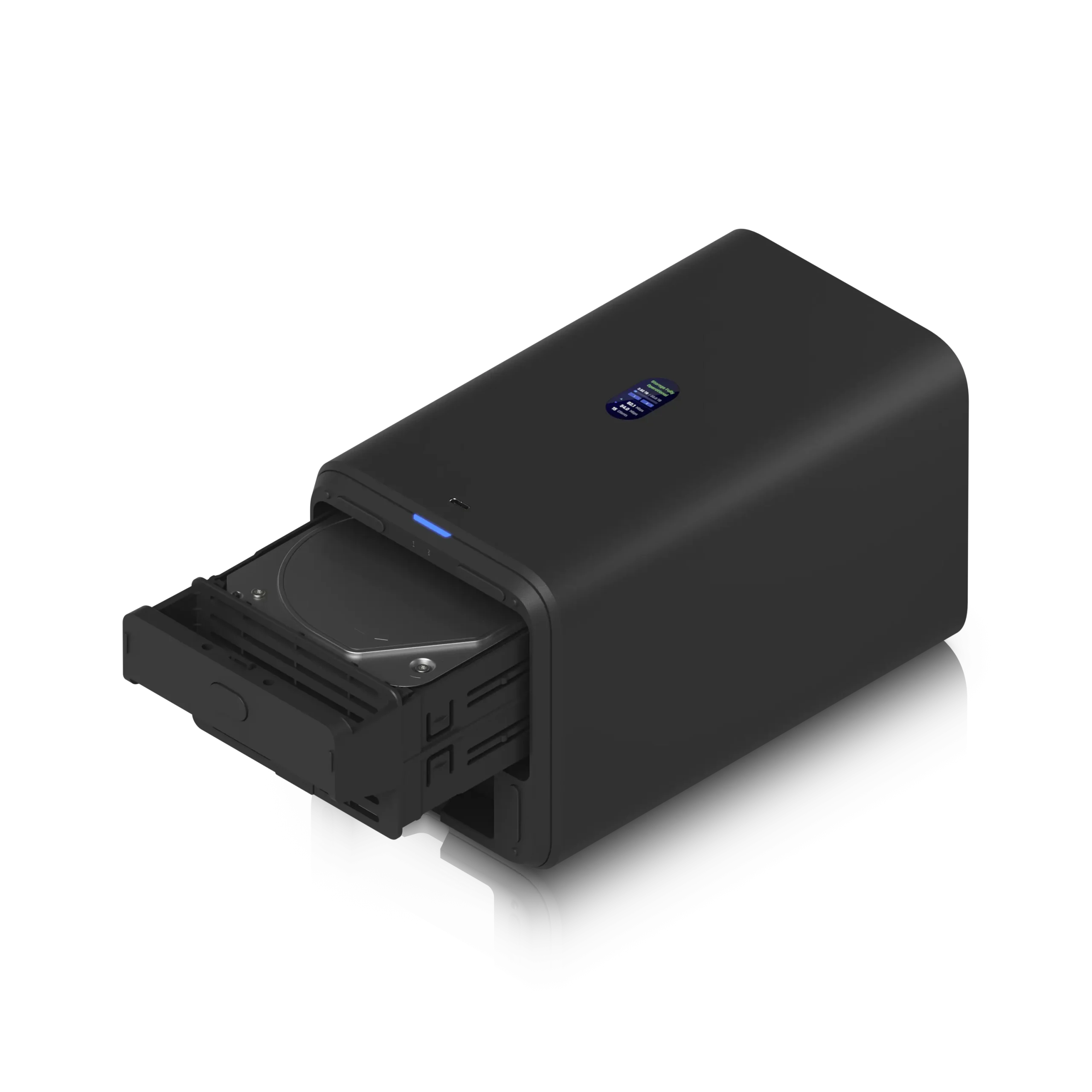Ubiquiti UniFi NAS 2-Bay 3.5" 2.5GbE USB-C PoE Black UNAS-2