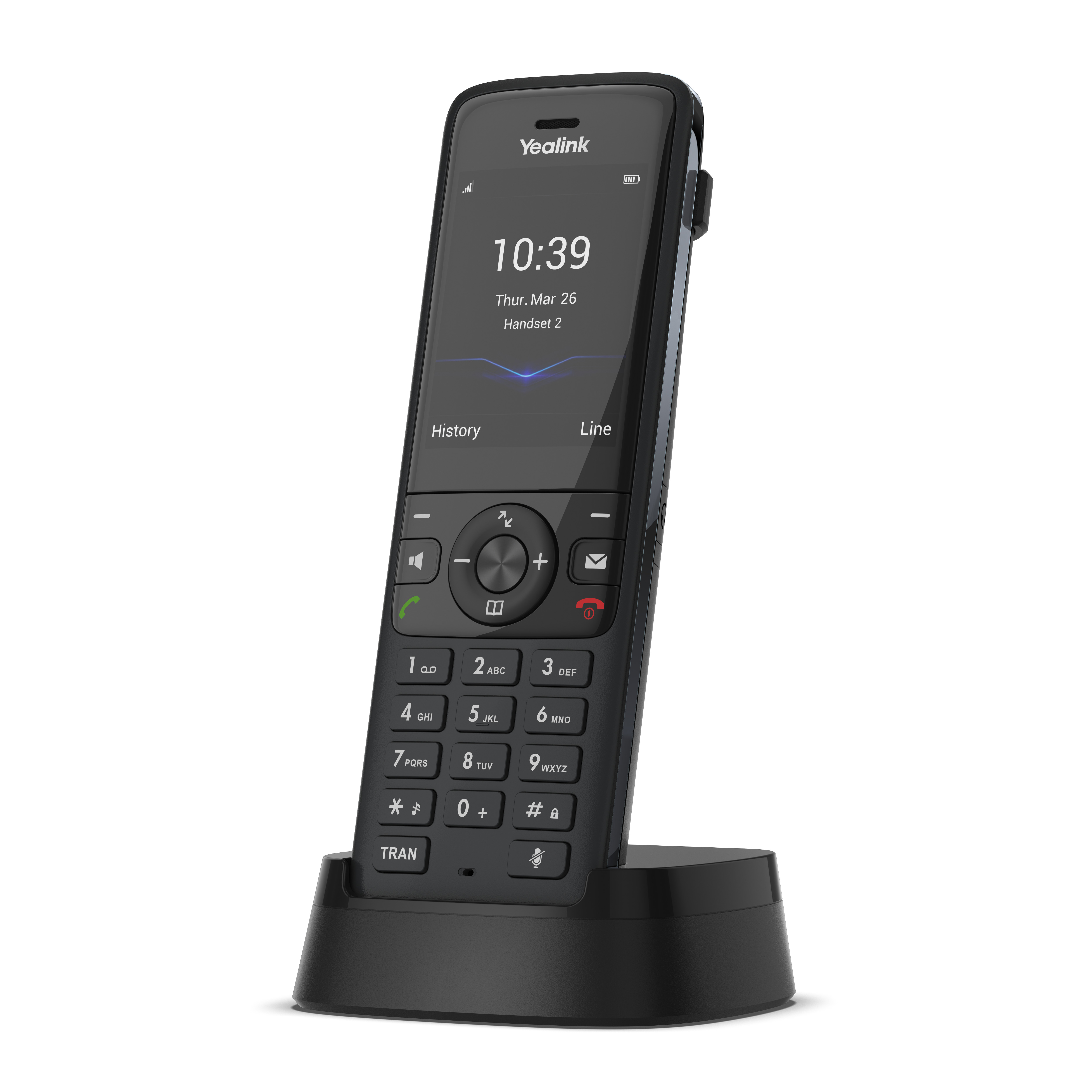 Yealink IP Phone Cordless DECT Handset 2.4" without DECT Base Elegant Design W78H