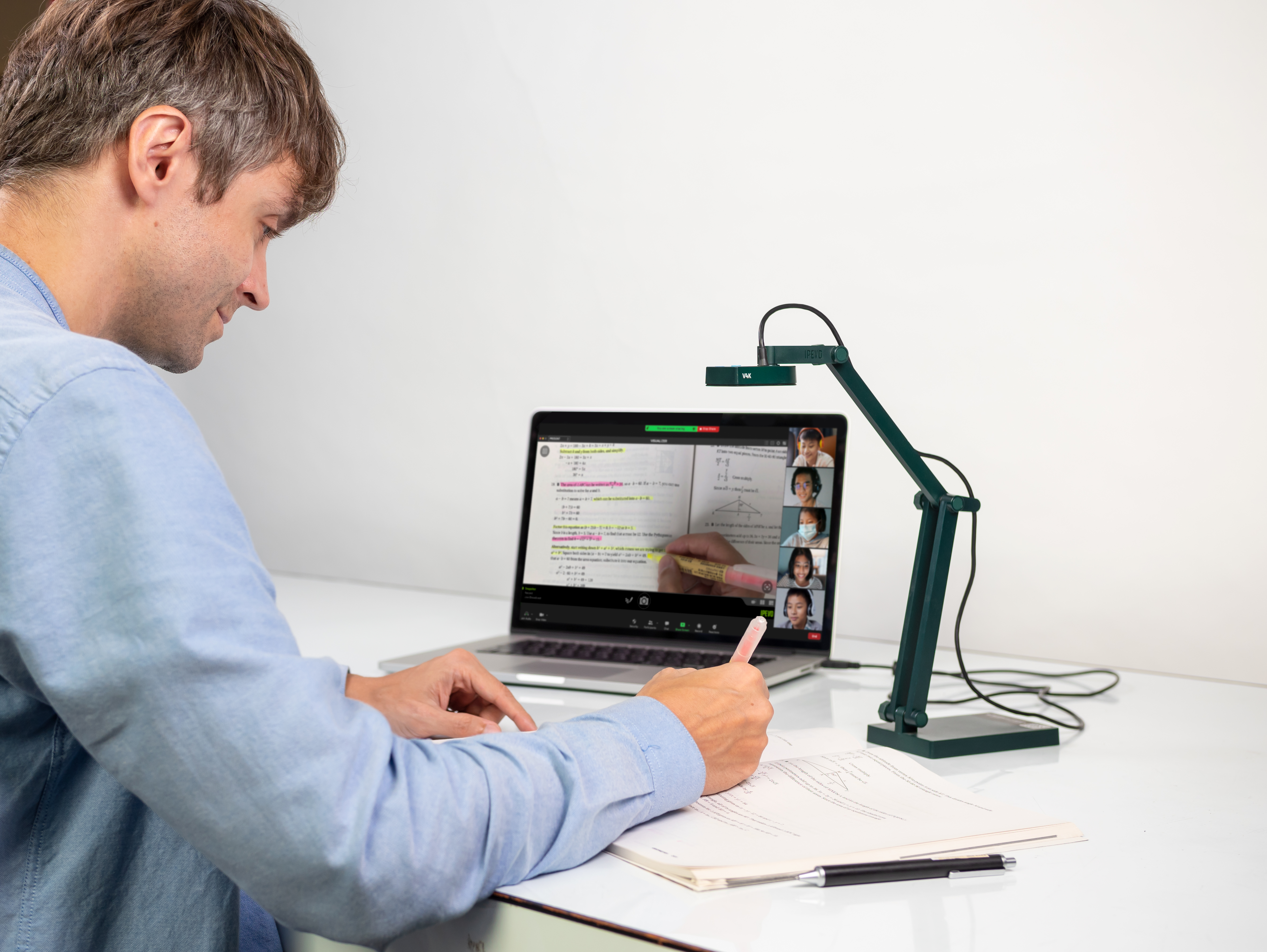 IPEVO V4K Ultra HD 8MP USB Document Camera Visualiser