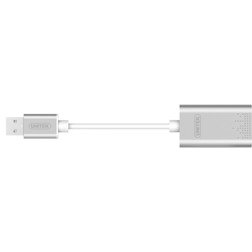 Unitek Y-247A USB Soundcard from USB to Stereo Audio Headset/Speaker and Microphone