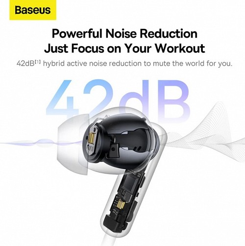 Baseus Headphones In Ear Wireless U2 Pro Black