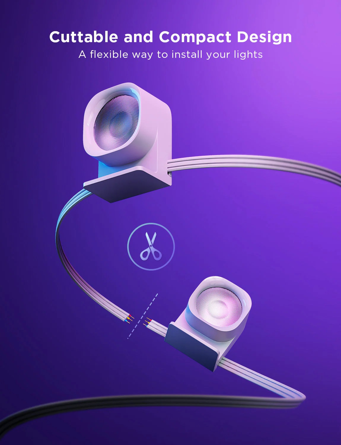 Govee LED Light String Downlights RGBIC 3m