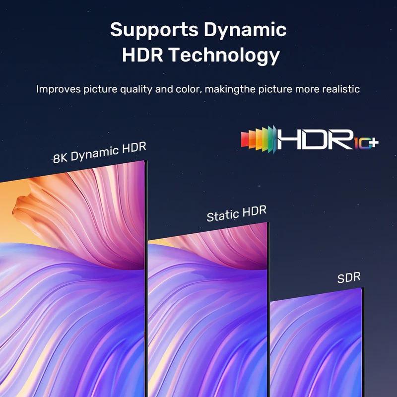 Unitek HDMI 2.1 Cable 8K60Hz Braided 10.0m C11093RGY-10M