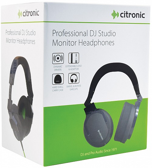 Citronic CPH40 Pro DJ Studio Heaphones 100.100UK