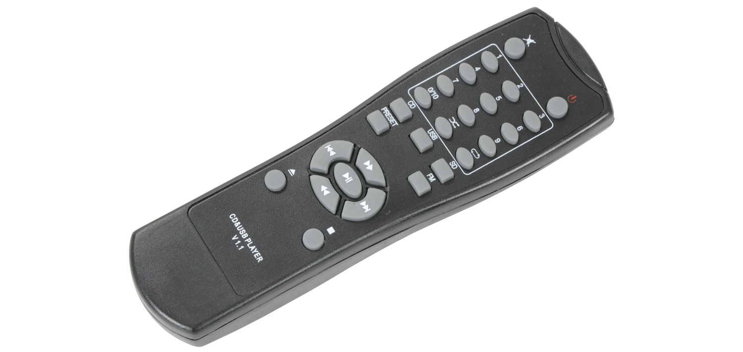Adastra AD-400 CD Player with USB/SD/FM Remote Control 1U 952.982UK