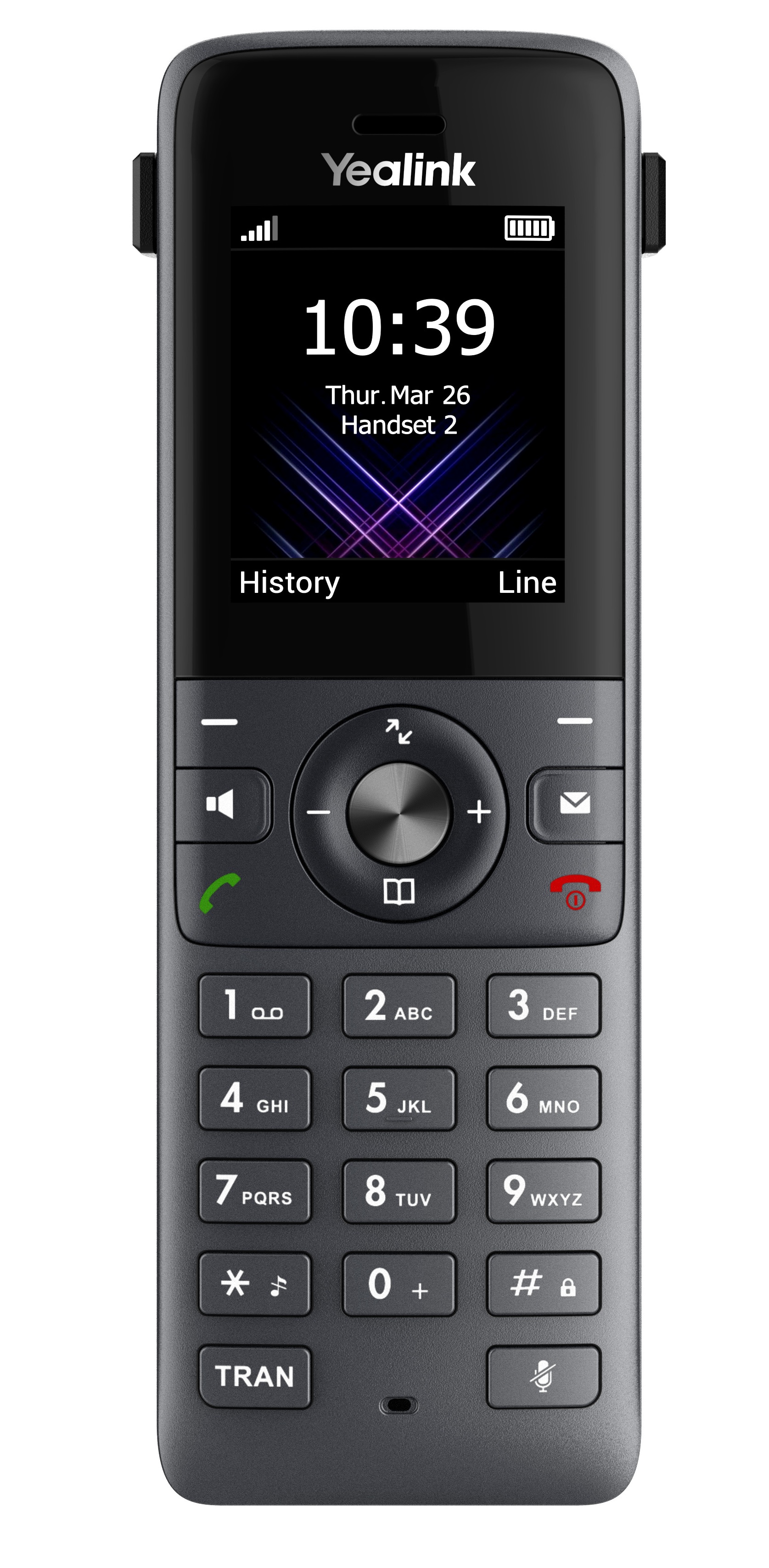 Yealink IP Phone Cordless DECT Handset 1.8" without DECT Base & Bluetooth W74H