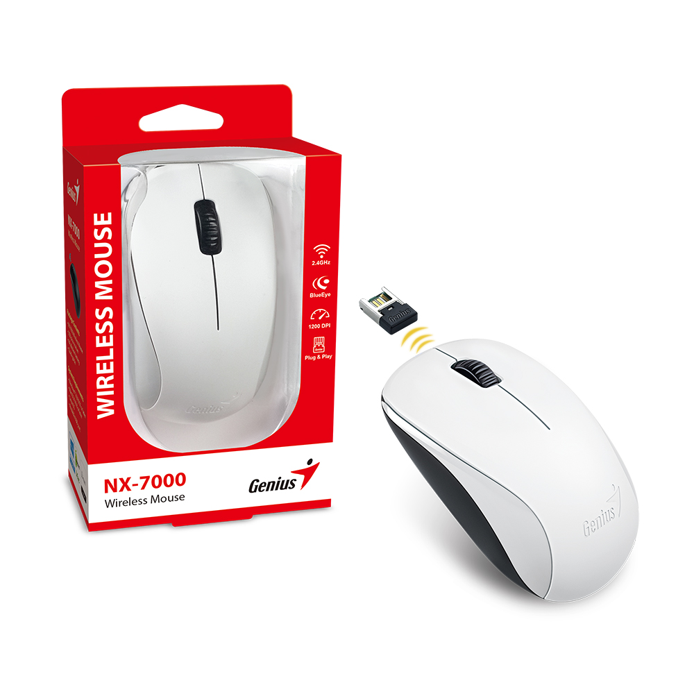 Genius Mouse Wireless NX-7000 White