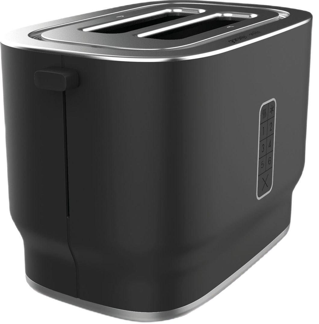 Gorenje Kitchen Toaster 800W 2 Slots 6 Heating Levels T800ORAB Black