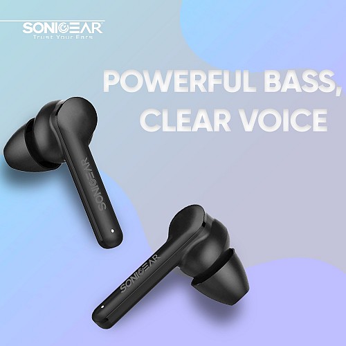 SonicGear EARPUMP TWS 5 PRO IPX5 Earphones Black