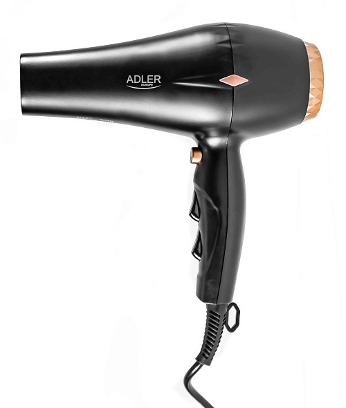 Adler AD2244 Hair Dryer 2000W with Ioniser Diffuser and Silent AC Motor
