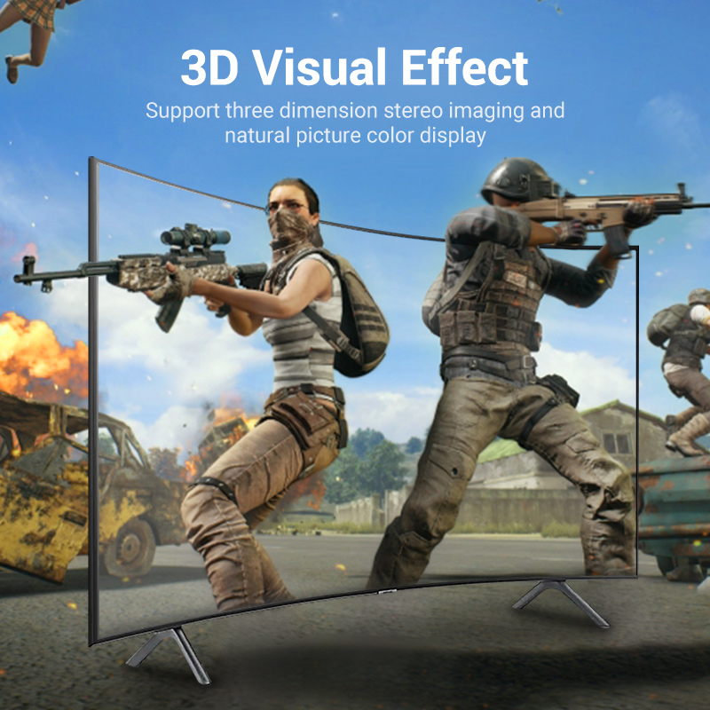 Vention DisplayPort Cable DP1.4 8K60Hz Braided 1.5m HCCBG