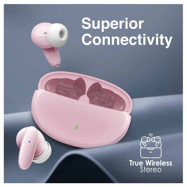 LUSH.PINK EARPHONES ACOUSTIC IN-EAR TWS PROMATE