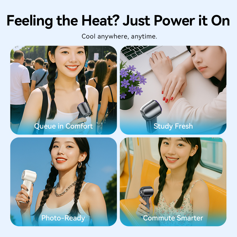 Vention Fan Portable & Adjustable High-Speed with Display PBBV0