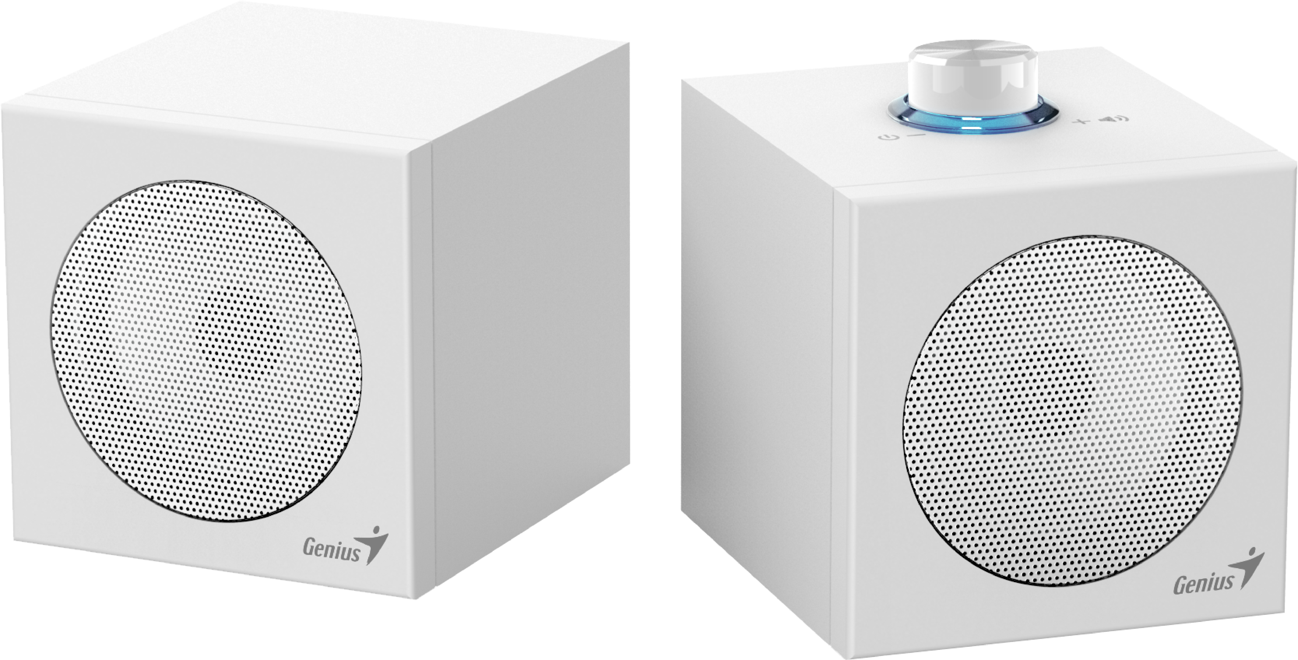 Genius PC Speakers 2.0 USB Audio 4W RMS USB-A+C SP-HF300U White