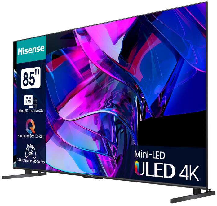 OPEN BOX Hisense 85U7KQ 85'' 4K Smart QLED MINI LED 120hz TV