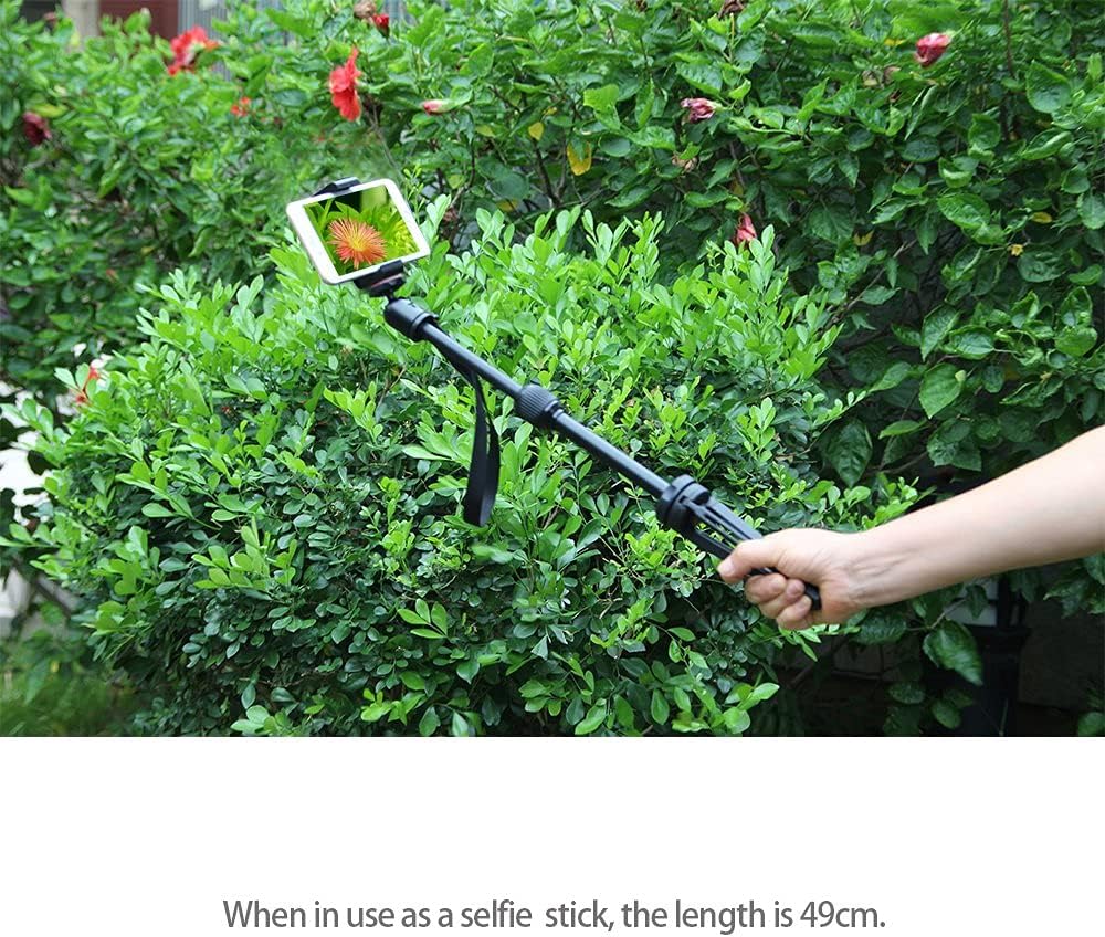 Mini Tripod-POLAM-FOTO 40cm Phone Tripod Desktop Tripod with Phone Holder