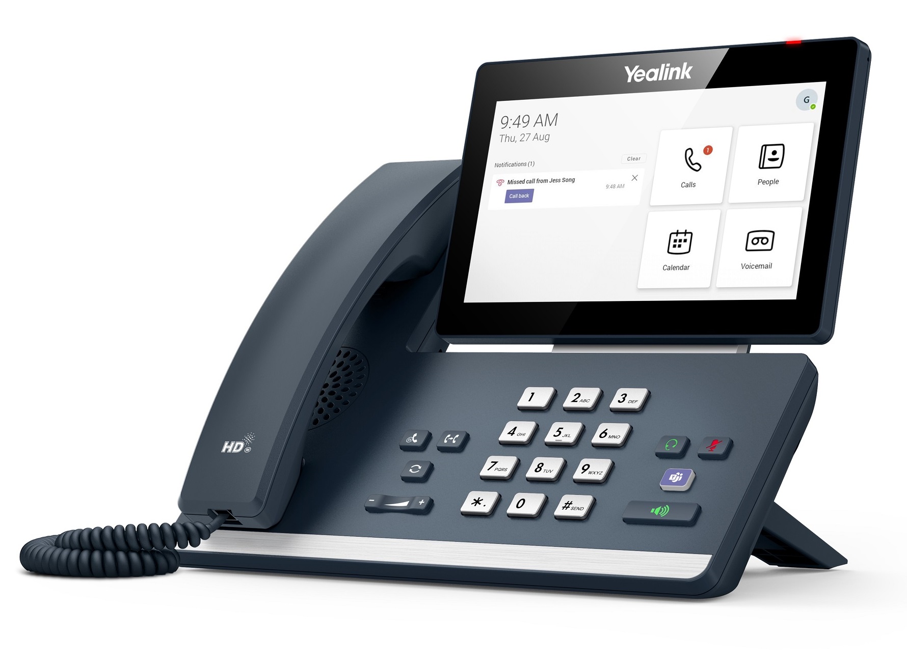Yealink MS Teams Phone  with 7.0'' Touch Screen, USB, Bluetooth, Wi-Fi, Expansion & Hybrid Mode MP58 TEAMS