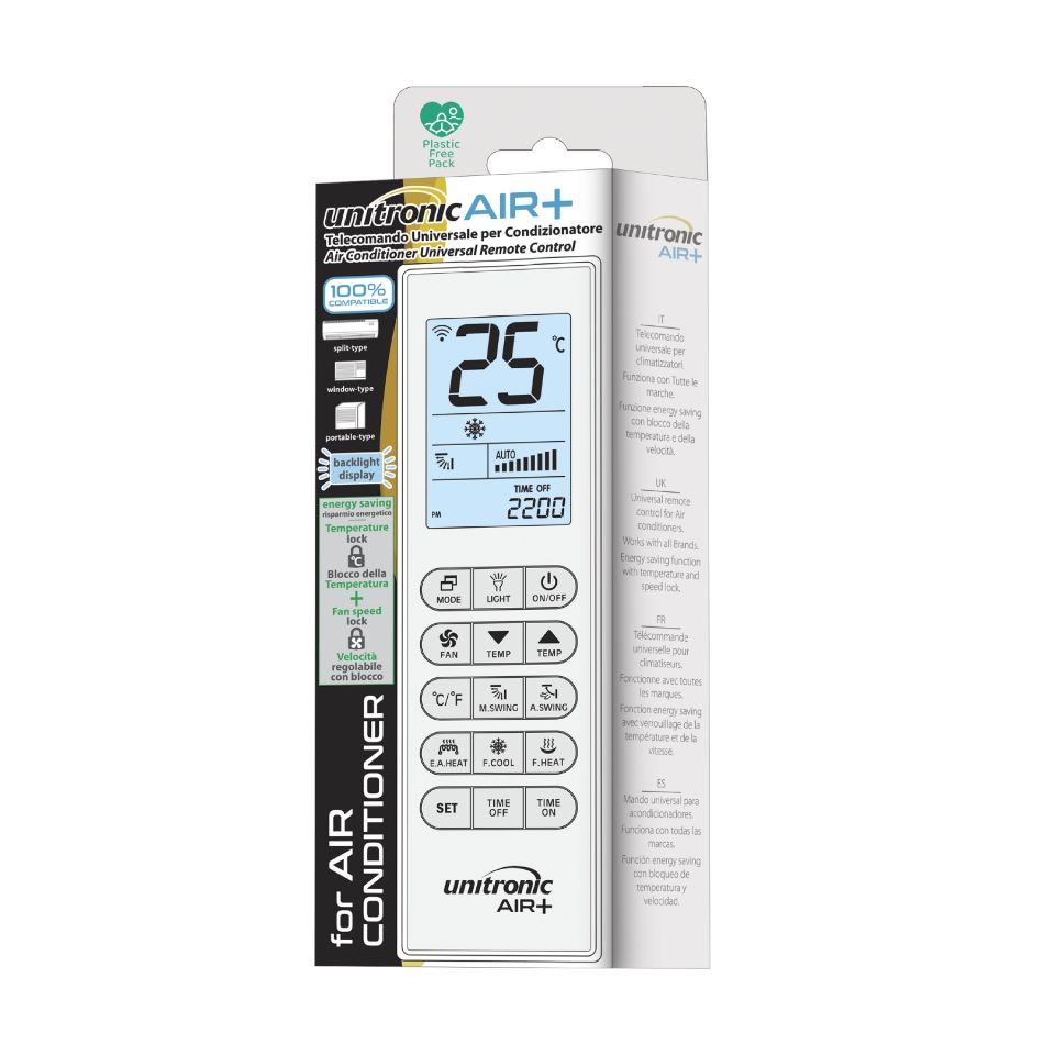 Unitronic Air Condition AIR+ Remote Control Backlit Display + Hotel