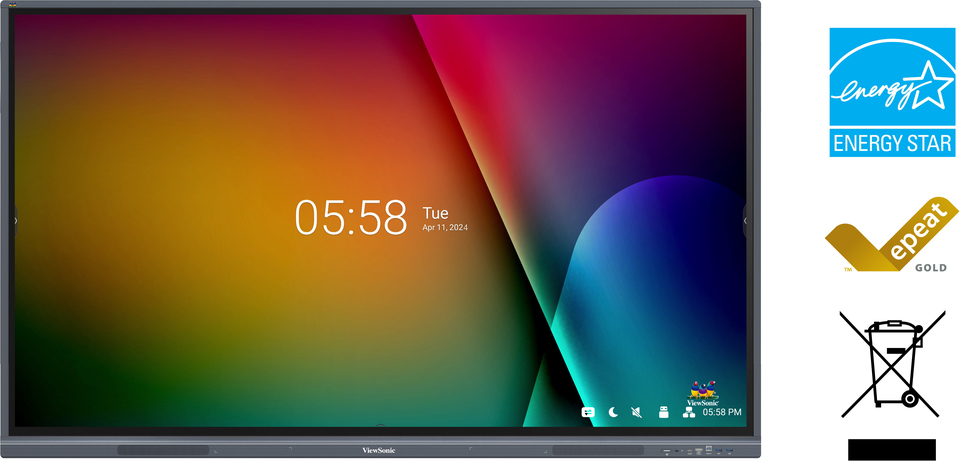 Viewsonic Viewboard Interactive Display Touch 65" 4K QuadCore 8GB Android11 IFP6533-G