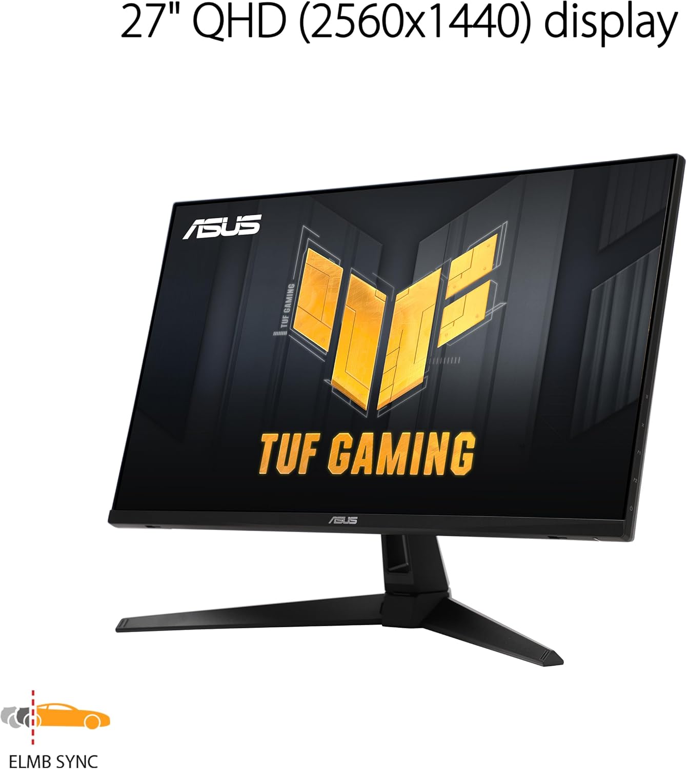 ASUS Monitor TUF Gaming 27'' 2K Flat 180Hz HDR10 Speakers VG27AQ3A