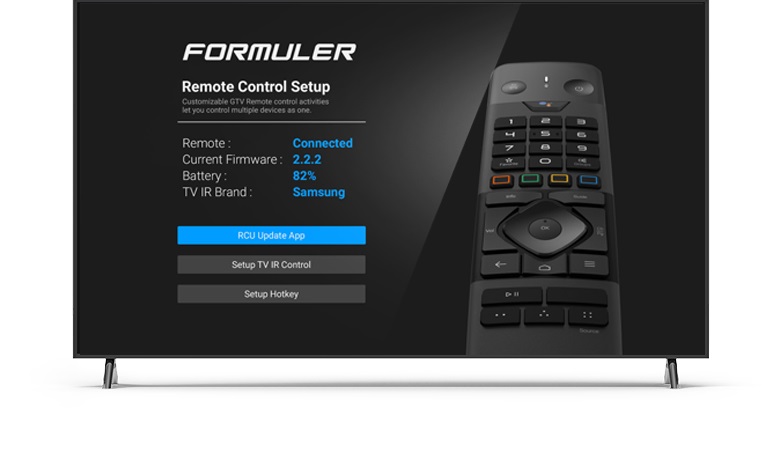 Formuler GTV-BT1 Bluetooth Voice Remote with Universal TV Control