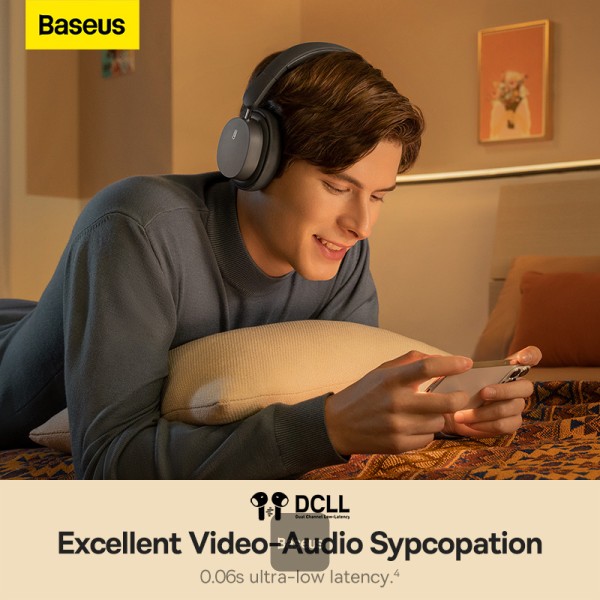 Baseus Wireless Headphones Bowie D05  Grey