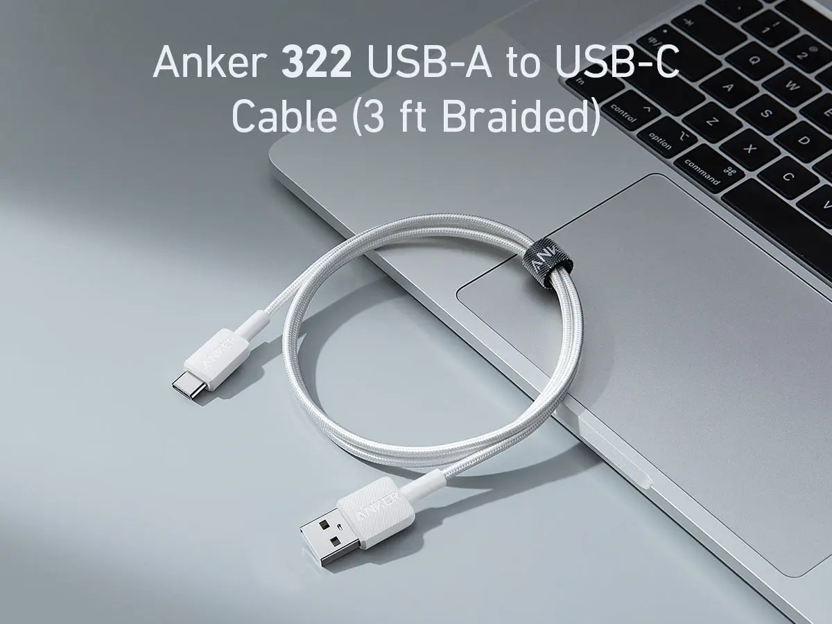 Anker Mobile Cable USB C to  USB C 322 White