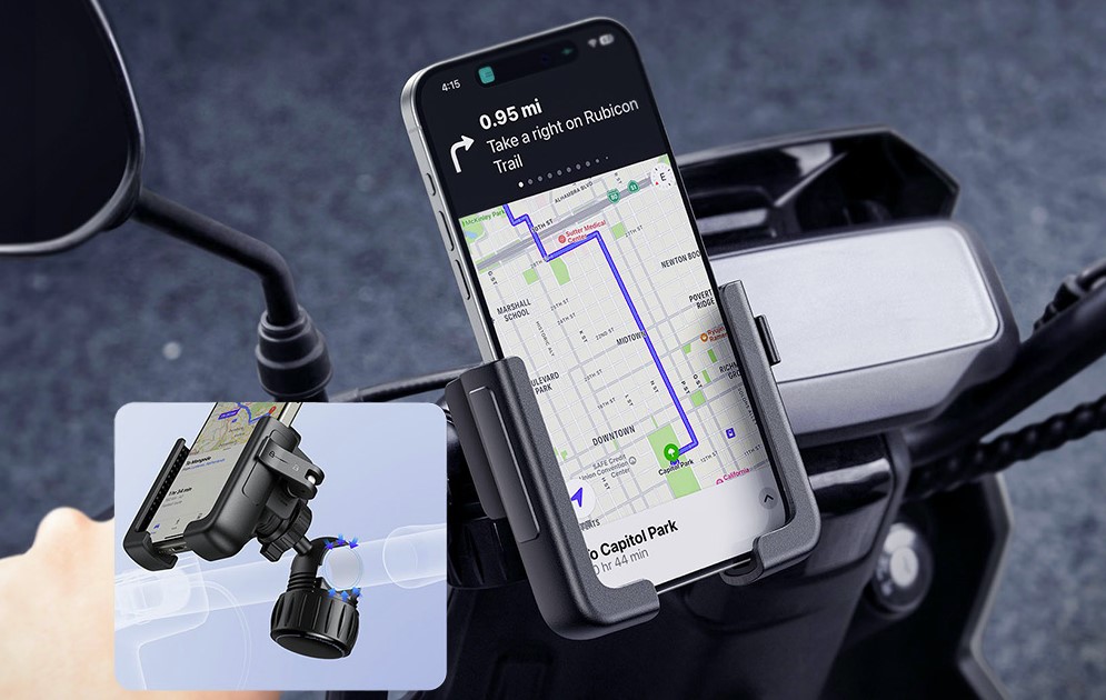 Baseus VA Motorcycle/Bicycle/Scooter Phone Holder GOTRIP