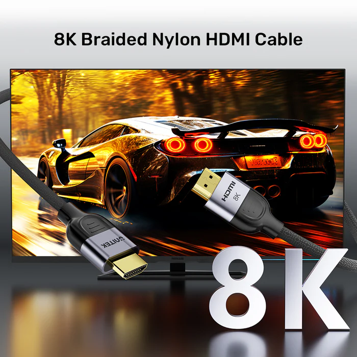 Unitek HDMI 2.1 Cable 8K60Hz Braided 5.0m C11093RGY-5M