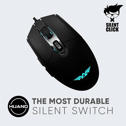 Armaggeddon Raven III Stealth Pro Gaming Silent Mouse