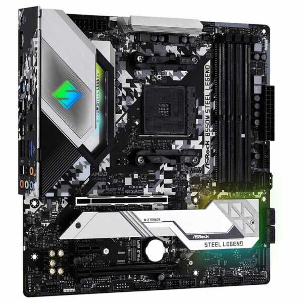 B550M STEEL LEGEND AMD AM4 SOCKET MOTHERBOARD MICRO ATX ASROCK