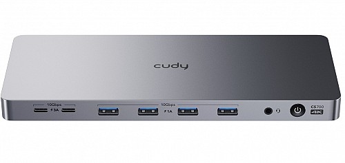Cudy Docking Station USB-C 13-IN-1 Dual 4K 10Gbps with Mac Support CS700