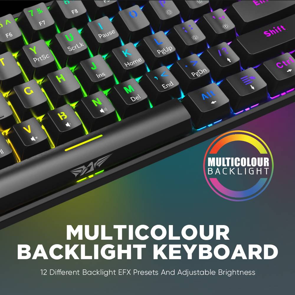 Armaggeddon MKA-1C NEX Black Mechanical Gaming Keyboard 61 Linear (Red) Keys