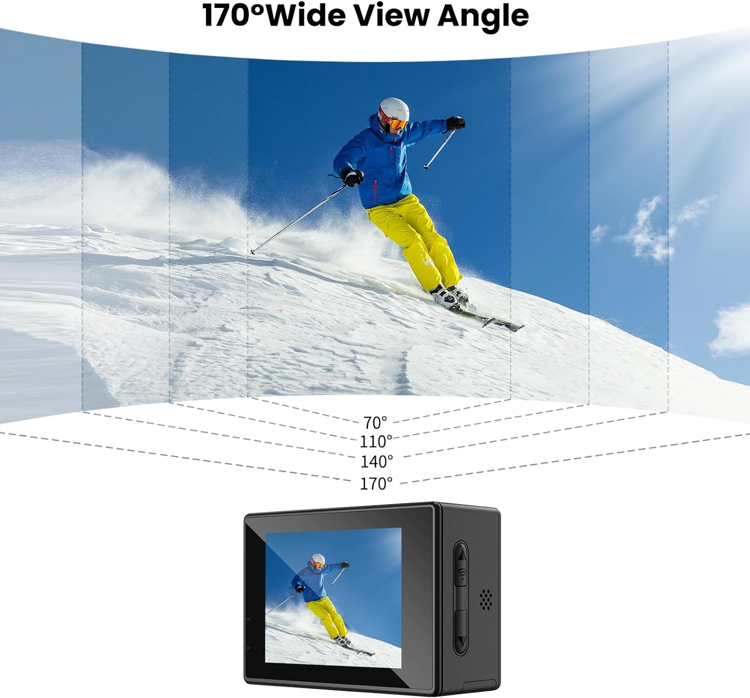 SJCAM SJ4000 Dual Screen WiFi Action Camera 4K30FPS 16MP