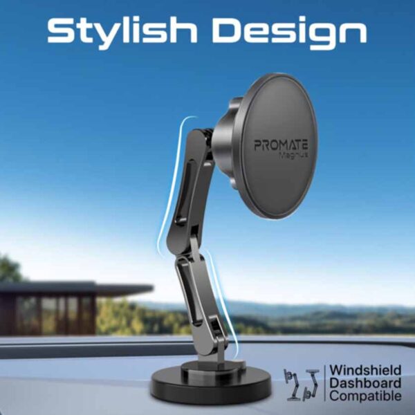 MAGNUS SECUREGRIP 360 CRADLESS 15W MAGSAFE COMPATIBLE WIRELESS CAR CHARGER PROMATE