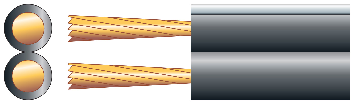 Mercury Cu/CCA Speaker Cable 2.5mm Black 100m 801.699UK