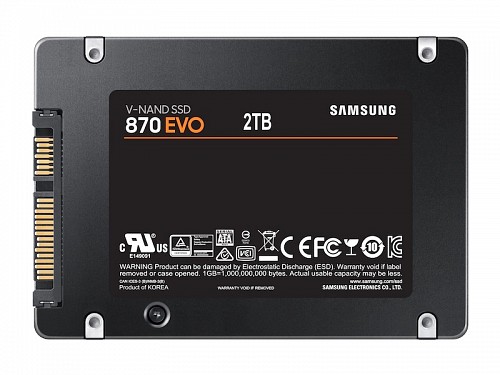 Samsung EVO 870 SATA 2.5" SSD 2TB MZ-77E2T0