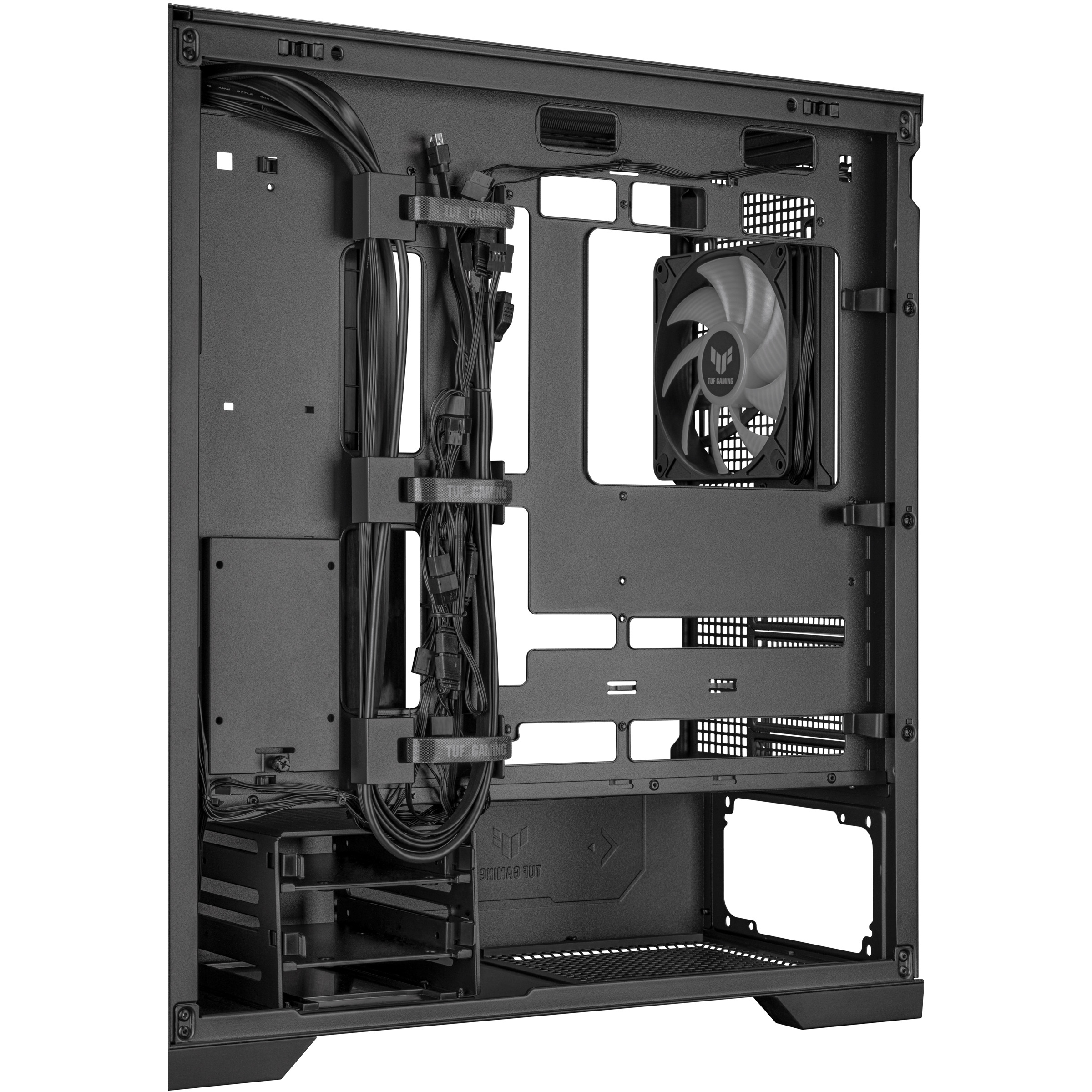 ASUS PC Case ATX Tempered Glass 4xARGB Fans TUF GAMING GT302 Black