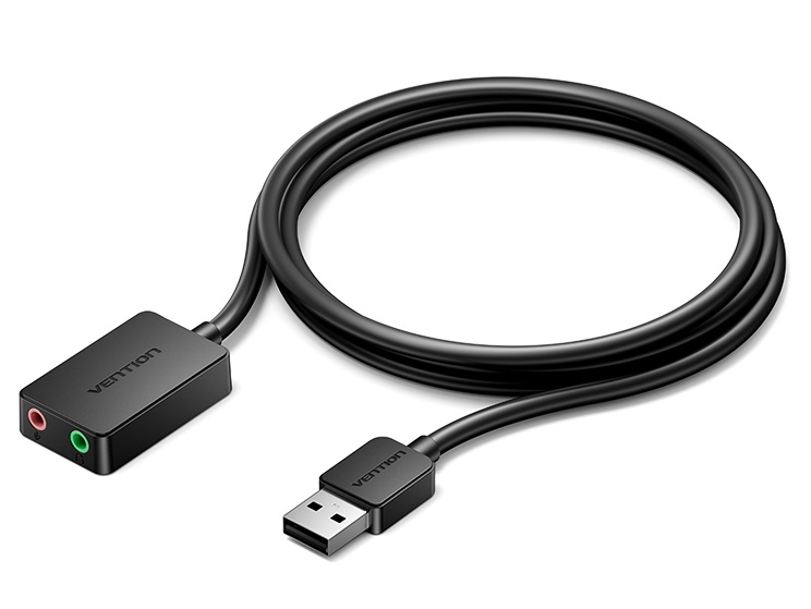 Vention AUDIO CONVERTER USB-A to 2x3.5mm 1.0m Cable CDYBF