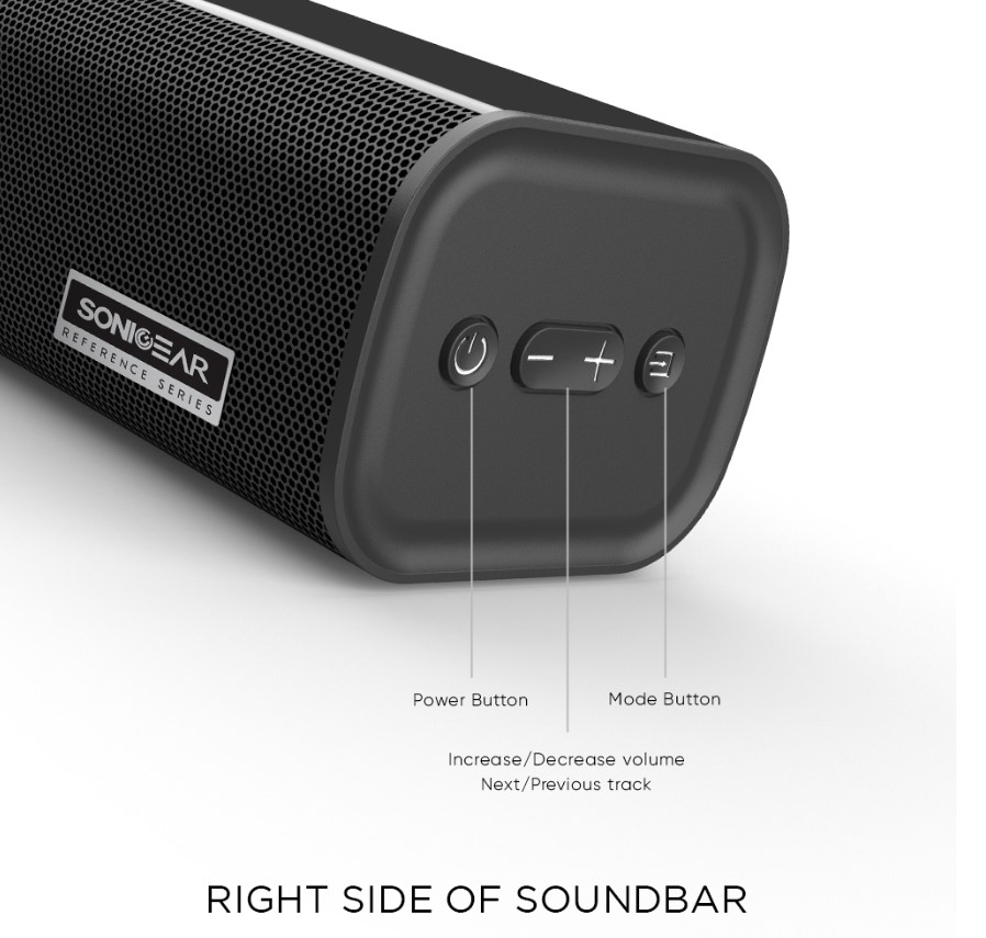 SonicGear STUDIOBAR 500HD Maverick 100W HiFi DSP Soundbar BT-USB-HDMI