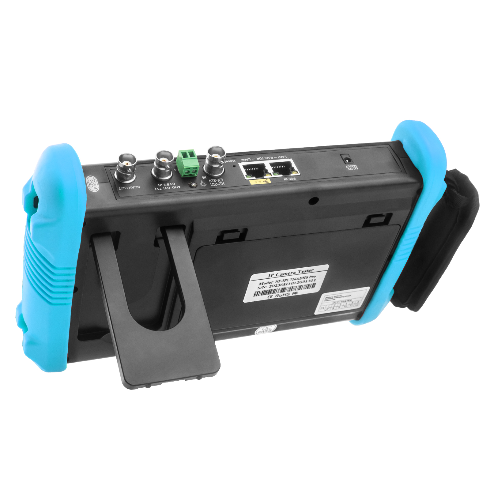 Noyafa CCTV & Network Tester with 7" Retina Touchscreen, 4K Support, PoE Output & Multi-Function Testing NF-716ADHS PRO